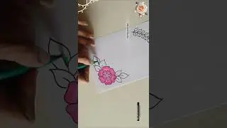 😍😲Don't miss💡 this Simple Flower Project Design🌸😍 Project Work Designs 