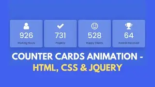 Responsive Counter Up Animation on Scroll using jQuery