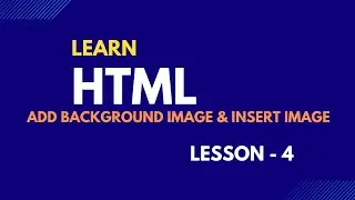 How to insert background image in html I How to insert image in html using notepad
