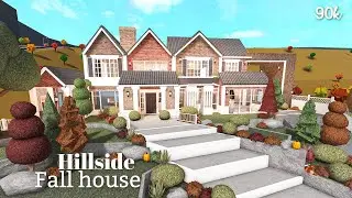 Bloxburg: Hillside Fall House | Speedbuild