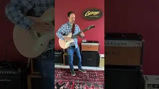 Jostein Gulbrandsen plays a Collings solid body prototype electric guitar