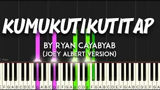 Kumukutikutitap by Ryan Cayabyab (Joey Albert version) synthesia piano tutorial + sheet music