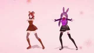 ~{Meg & dia monster}{mmd}{Fnaf}~