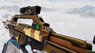 Splitgate - Gold Battle rifle showcase