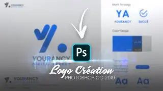how to creat yourancy logo in photoshop cc 2019 -  faste  creative logo design photoshop cc tutorial