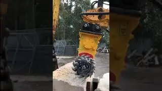 BT20C drum cutter for mini excavator for breaking rock