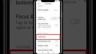 Camera Colure Customise#shorst