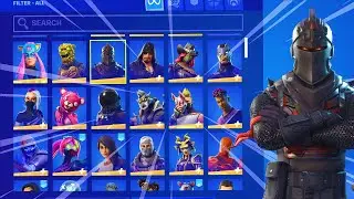 Showcasing My Stacked Black Knight Account(GEFORCE NOW FORTNITE)
