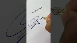P.Mandal Signature | Signature Style 