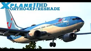 X-Plane 11HD/Zurich - Geneva/Ortho4XP - Reshade - UltraRealistic - 1080p@60fps