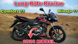 Bajaj Pulsar 150 New Model 2024 Long Ride Review | Comfort | Mileage | Performance | Top Speed |