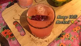 MOCKTAIL SERIES (1/10) : MANGO CHILLI MOCKTAIL 🥭🌶🍹 #thevoguetraveller #mocktail #asmr