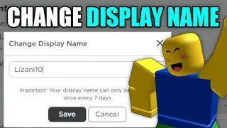 How to Change DISPLAY NAME on Roblox (2024)