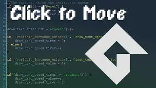 GameMaker Studio 2: Click to Move Tutorial