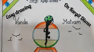 Easy Kargil Vijay Diwas Drawing | Vihaan Creations | #trending #viral #drawing #kargilvijaydiwas