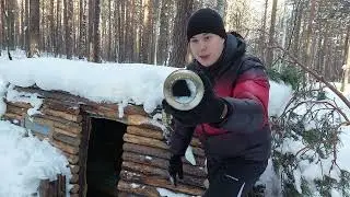 попроведовал в Новом году | много СЛЕДОВ вокруг ЗЕМЛЯНКИ ☀ 21.01.22