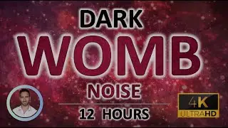 Dark Womb Noise for Sleeping Through | 12 Hours | BLACK SCREEN | Tinnitus & Anxiety Relief