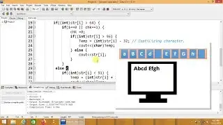 proper case string  in c++ | string handling in c/c++