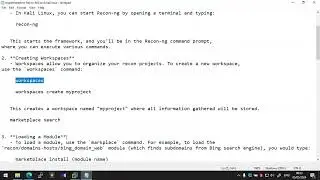 implementation Recon-NG tools kali linux