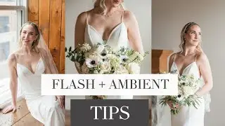 Combining on camera flash with ambient light