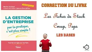 Les Fiches de Stock PEPS, CUMP  | Application Corrigée | Niveau : Les Bases 🥉