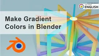 How to Give Gradient Colors in Blender | Blender Gradient Colors