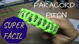 Pulseras Paracord Gruesas - PITON - Paracord Bracelet - how to make friendship bracelets