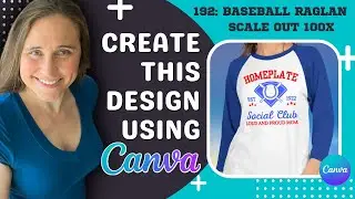 Canva Design Tutorial For Print On Demand: Baseball Mom Raglan - Scale Out 100x❤️🔥🚀💲