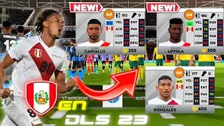 PERÚ 🇵🇪 EN EL DLS 23⚪🔵|| NUEVOS JUGADORES ⚽🚨 NUEVAS MEDIAS ➕✅|| 11 INICIAL 🥅