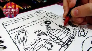 DRAWING PARROTHEAD MEMES AND CHARACTERS in comic style with japanese brushpen.