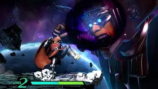 Beating SNK Galactus like he's an RPG Boss