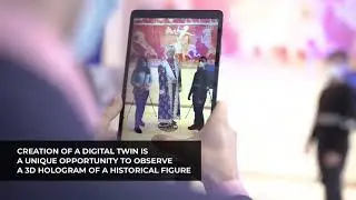 Creation of digital twin is a unique opportunity to observe a 3D hologram of a historical figure