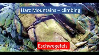 Harz mountains climbing, Germany  Eschwegefels, topos, climbs and routes