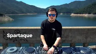 Spartaque - Live @ Radio Intense, Susqueda Basement, Spain 15.4.2022 / Techno DJ Mix 4K