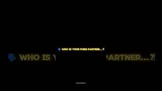 PUBG MOBILE PARTNER 💀 