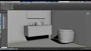 3dsmax Tutorials, Tutorial on Modeling, Texturing & Lighting a 3D Bathroom in 3dsmax using Vray