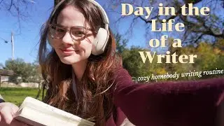 Solo Day in the Life of a Writer 📖🖊️ writing routine, bookstore visit & homebody hobbies