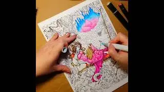Рисуем с Витамнкой спиртовыми маркерами