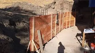 Veterans concrete,...progress @ piers / cages / formwork