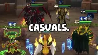 Guild War vs. Casuals. - Commentary/Analysis