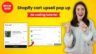 Complete guide to Shopify IN CART UPSELL pop up before checkout? | In less than 5 minutes