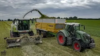 ENSILAGE D'HERBE 2020 ! Claas Jaguar 940 & Fendt x4 !