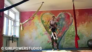 Alyona lifts her beautiful friend: Preview