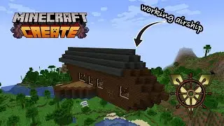 I built an AMAZING AIRSHIP in MINECRAFT CREATE/VALKYRIEN SKIES