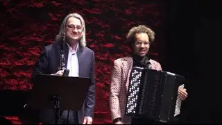 THEO OULD ACCORDEONISTE ET FLORENT HEAU CLARINETTISTE EN LIVE IN PARIS AU CAFE DE LA DANSE