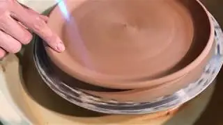 🍯 Плоская тарелка из глины цвета чайной розы Обучение гончарству Волшебство керамики