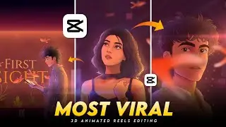 Humsafar Song🌸 - Trending 3d Animated Reels Editing | Capcut Video Editing 