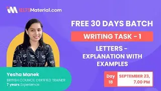 IELTS Writing 2021 LETTERS - Explanation with Examples | IELTS in 30 Days | DAY 18