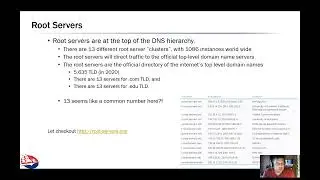 Networks 2.3: DNS, Streaming Protocols