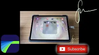 Tutorial Animated Signature Watermark Logo in LumaFusion